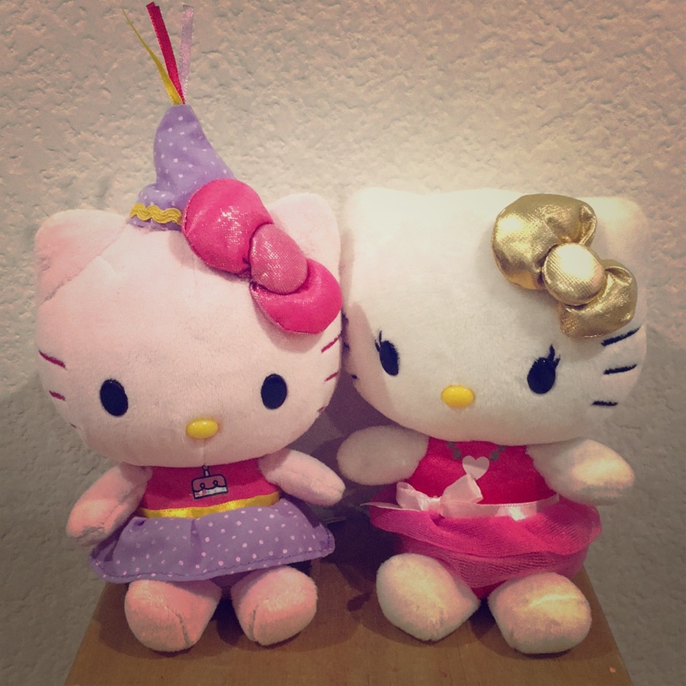 ❣️RARE HELLO KITTY❣️COLLECTION BY SANRIO HARD TO FIND PRETTY CUTE PLUSH TOY LOT